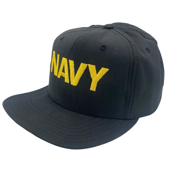 United States Navy Military Bancroft Snapback Hat Cap USA 6 1/2 - 7 1/2 - Picture 2 of 7